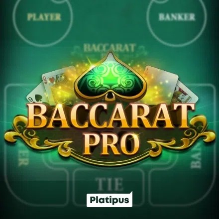Baccarat PRO slot visual from Platipus available on parimatchargentina.casino