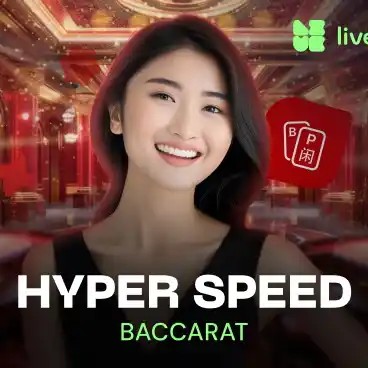 Enjoy Hyper Speed Baccarat by Evolution – logo hosted on parimatchargentina.casino