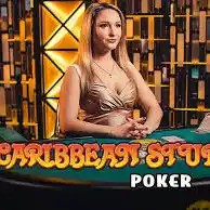 Caribbean Stud Poker by Evolution, showcased at parimatchargentina.casino – game logo