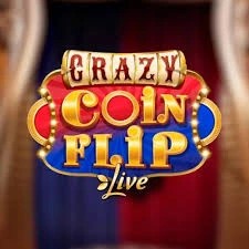 Slots logo of Crazy Coin Flip from Evolution at Parimatch