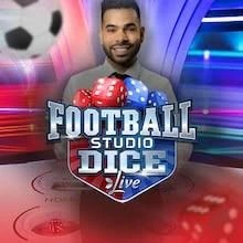 Football Studio Dice online game logo by Evolution on parimatchargentina.casino