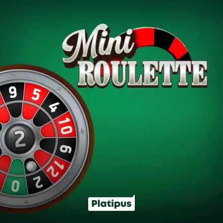 Mini Roulette slot icon by Platipus, available at Parimatch