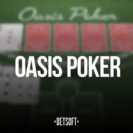 Oasis Poker logo by Betsoft Gaming at Parimatch