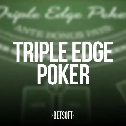 Table Games logo of Triple Edge Poker from Betsoft Gaming at Parimatch