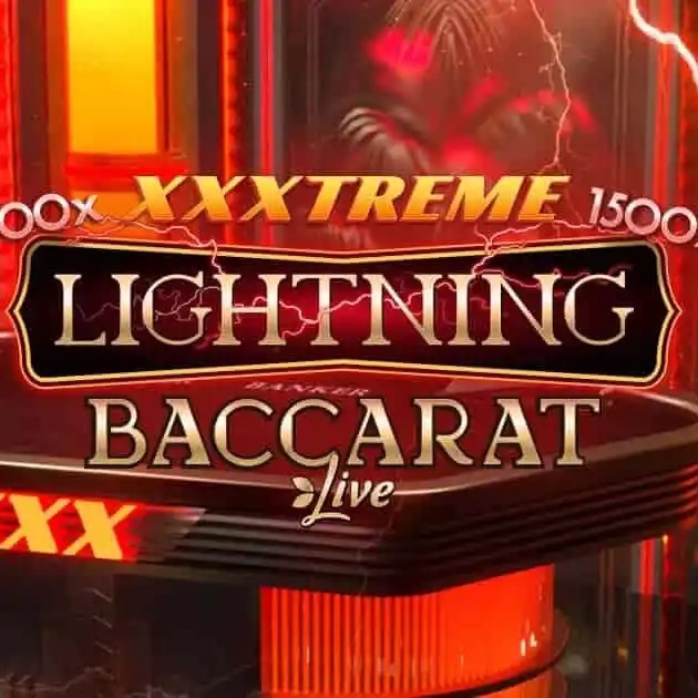 XXXtreme Lightning Baccarat logo by Evolution at Parimatch